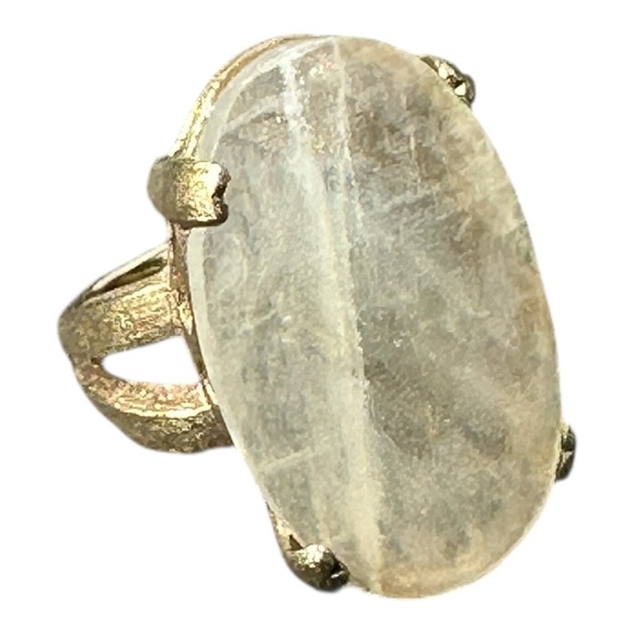 Rivka Friedman 18k Gold and Faceted Oval Cut Quartz Ring - Picture 1 of 7